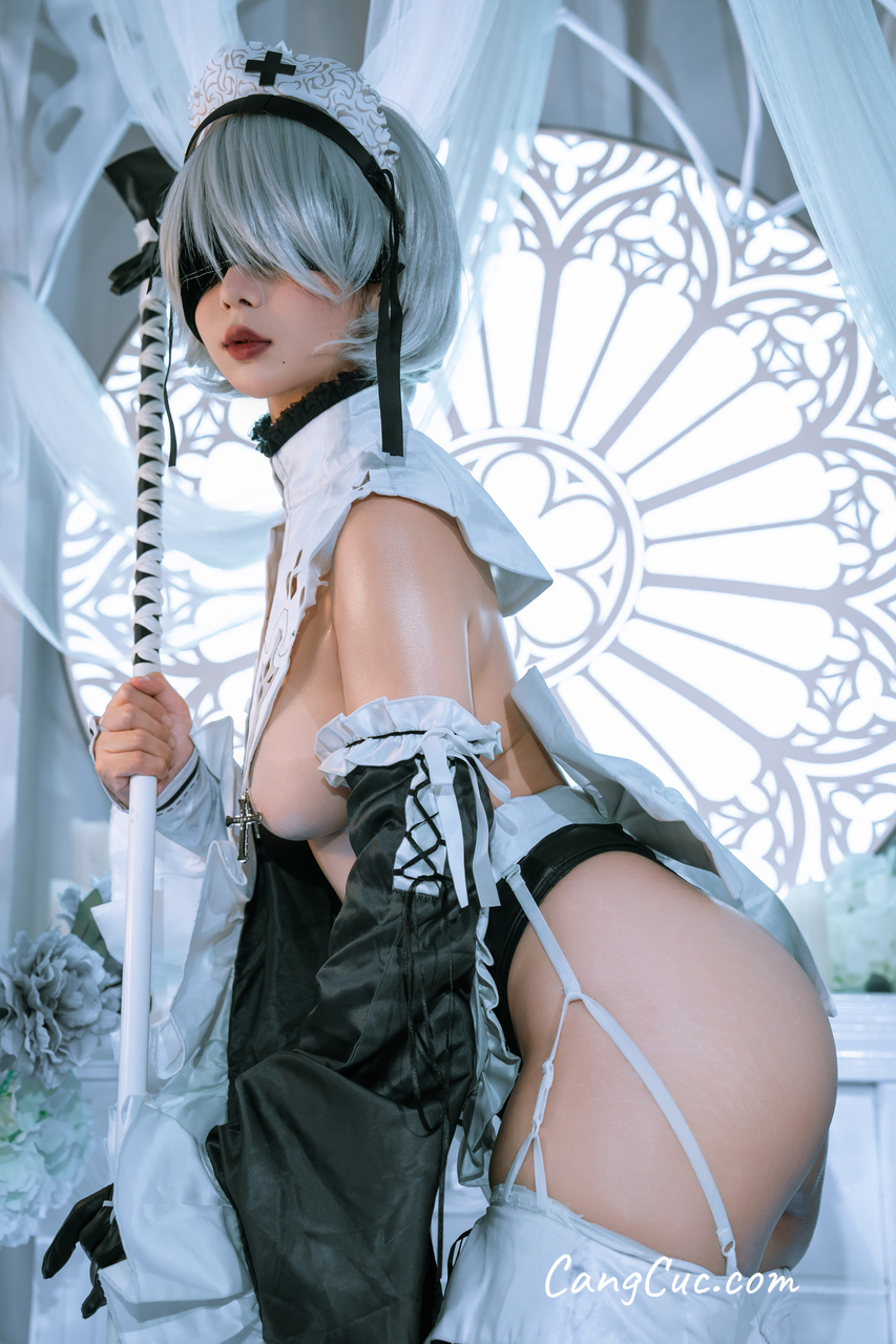Coser@云溪溪 (Yunx1x1) & 奶桃 – 2B本 YoRHa No.2 Type B 上 ảnh 61